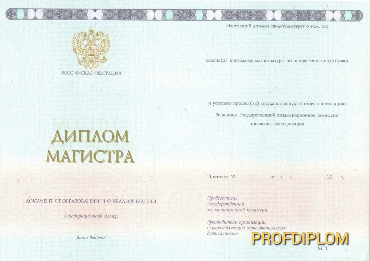 Диплом магистра 2014-2021 купить